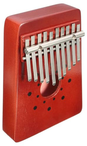 LALADEFIEE Kalimba Portátil de 10 Teclas Piano de Pulgar de Madera de Acacia Roja Instrumento Musical Ligero y Compacto para Principiantes Adecuado para Práctica y Entretenimiento
