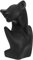 Zerodeko Buste de Mannequin à Demi-visage Noir pour Bijoux Modèle de Présentoir de Collier pour Boutique pour La Vente Et L'affichage