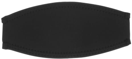 Happyyami Neopren Face Strap Für Taucherbrille Doppellagiger Schutz Gegen Wasser Und Uv-strahlen Vielseitig Für Schnorcheln Tauchen Und Wasseraktivitäten Schwarzes Atmungsaktives Maskenband