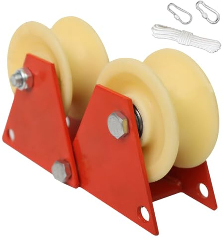 Carrucola Retrattile per Fune,Carrucola Manuale Piehevole per Scalata | Attrezzatura Sicurezza Corda Retrattile Resistente Per Decorazione Casa Miglioramento Abitazione Attività