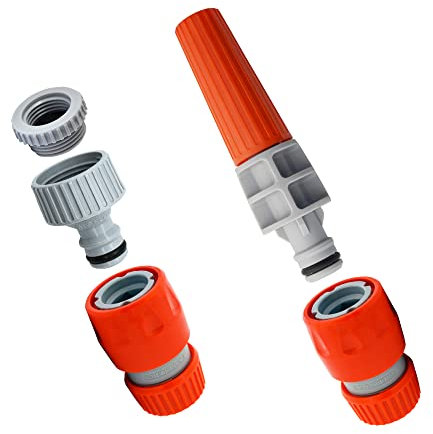 Siroflex 4550/AS Set Lancia Irrigazione Made in Italy | Raccordi Per Tubi Irrigazione Giardino | Lancia Per Tubo Acqua Compatibile Con Tutti I Raccordi Rapidi | Kit Irrigazione Giardino