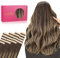 WENNALIFE Tape Extensions Echthaar, 20pcs 50g 40cm 16 Zoll Balayage Schokoladenbraun bis Honigblond Remy Invisible Tape Extensions Seidig Gerade Echthaar Extensions Skin Weft Tape Ins