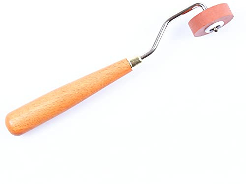 Rubber Brayer Roller for Printmaking, Ideal for Anti Skid Tape Construction Tools, Print,Craft Stamping Brayers for Wallpapers and Scrapbooks (1 CM)