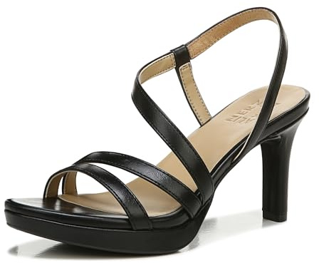 Naturalizer Femme Brenta Sandale à Talon, Noir, 39 EU