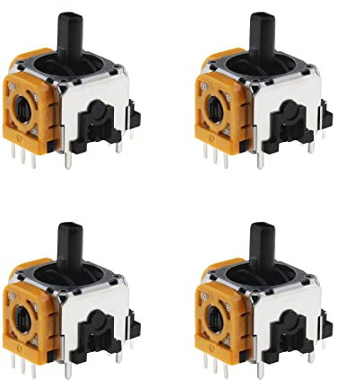 eMagTech 4Pcs Analog Joystick Replacement Compatible with PS5 Controller Plastic Game Controller Joystick Controller Sensor Assembly