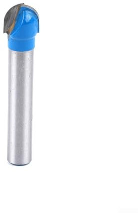 1/4 Inch Shank Cove Core Box Router Bit Round Nose Woodworking Milling Cutter Tool for CNC Milling(1/4x3/8)
