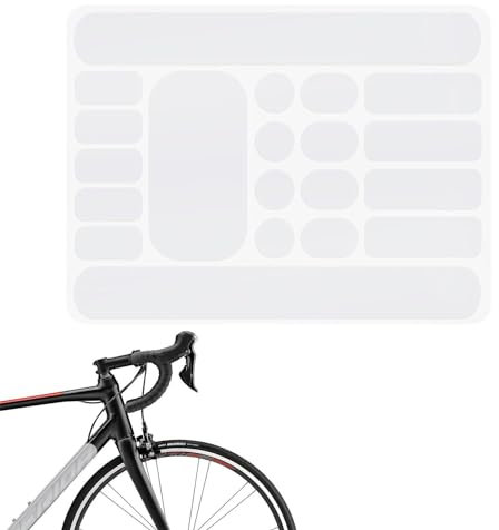 Chainstay Protector, Frame Chainstay Stickers, Chain Stay Protection Sticker | Film Paint Protection, Scratch-Resistant Protective Tape for Road, Transparent, RP32QG6YP82VJ601JDE