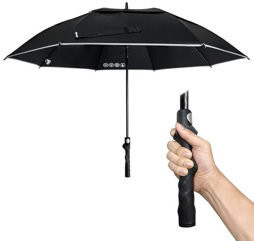 WINNER SPIRIT GRIP KING Golf Umbrella with Grip Trainer, Windproof 54 Inch
