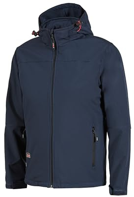U-POWER | Giacca da Lavoro Uomo con Zip KYRA, Softshell Mechanical Stretch, Traspirante e Idrorepellente, 100% poliestere