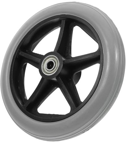 Operitacx Roues Avant Silencieuses en Alliage et Abs Rotation à 360 Degrés 6 Pouces Remplacement Fiable pour Fauteuil Roulant et Chaise de Bureau