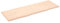 vidaXL Wandregal, Holzregal Regal Handgefertigt mit Baumkante, Wandboard Regalbrett Scharnierdesign, Bücherregal Hängeregal, 180x60x(2-4) cm Massivholz Eiche Unbehandelt