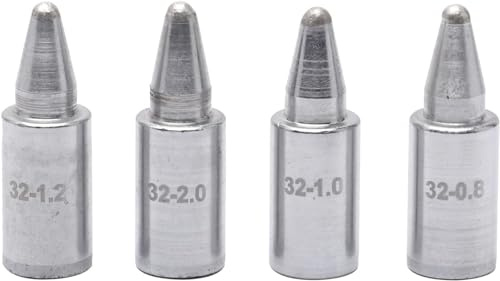 YIHUA #948DN Set med 4 avlödningshuvuden (0,8 mm, 1,0 mm, 1,2 mm, 2,0 mm) Endast för YIHUA 948D-III avlödningsstation, långvarig typ.