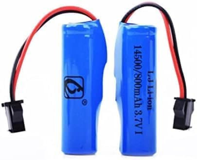 YUNIQUE Green-CLEAN-Power LiPo Akku 3.7V 800mAh SM-2P Stecker C2 D828 Hohe Laufzeit Sichere Verbindung Wiederaufladbar Blau