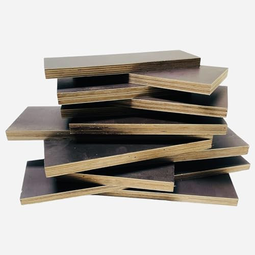 Hochwertige Reste Holz Siebdruckplatte 12-21mm -Wasserfest & Vielseitig für Möbel, Anhänger und Mehr (5, Kilogramm)