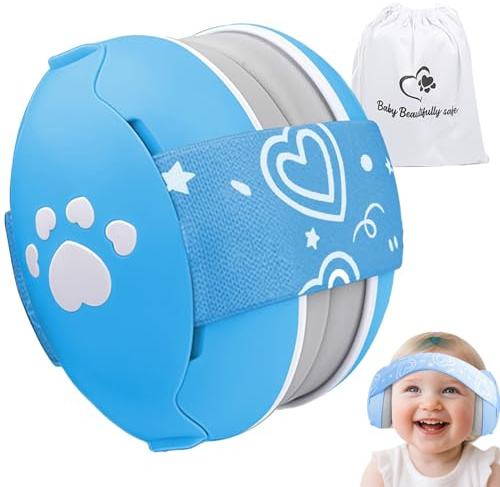 YANKUIRUI Cache-oreilles pour bébé - Réduction du bruit - Pour nourrissons et tout-petits jusqu'à 36 mois