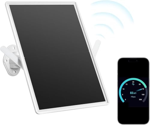 Orayafid Router solare esterno 4G con slot per scheda SIM, copertina, WiFi da 2,4 GHz, supporta 8 telecamere, pannello solare da 15 Watt, batteria integrata da 20000 mAh