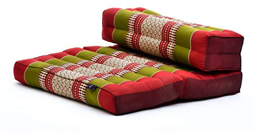 Leewadee Foldable Meditation Cushion - Kapok Floor Seat Cushion for Meditation & Relaxation