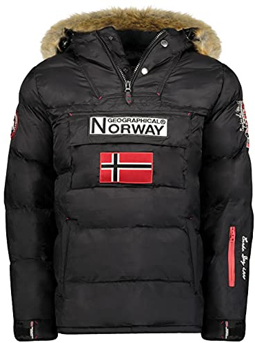 Geographical Norway Chaqueta de hombre BOKER NEGRO talla L