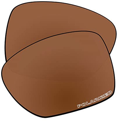 EZReplace Verres de rechange pour lunettes de soleil Oakley Catalyst OO9272 (verres polarisés), Polycarbonate marron bordeaux, Taille unique