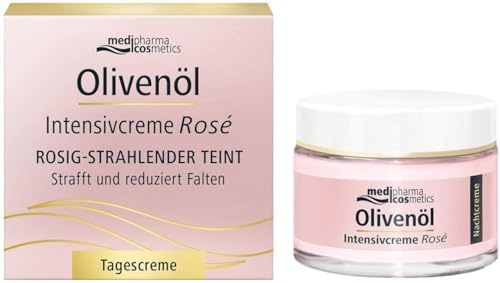 medipharma cosmetics Olivenöl Intensiv Rose Tagescreme 50 ml + gratis Intensiv Rose Nachtpflege 15 ml