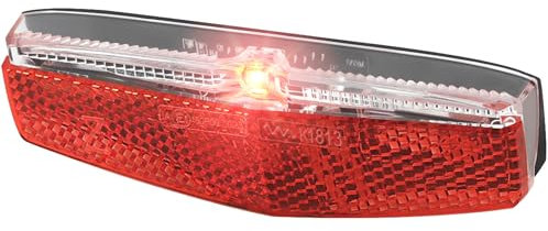 ADDVIEW Fahrrad Dynamo LED Rücklicht Wing M - Rückleuchte für Fahrrad, LED-beleuchtet, StVZO-zugelassen, Robustes ABS-Gehäuse, Reflektor