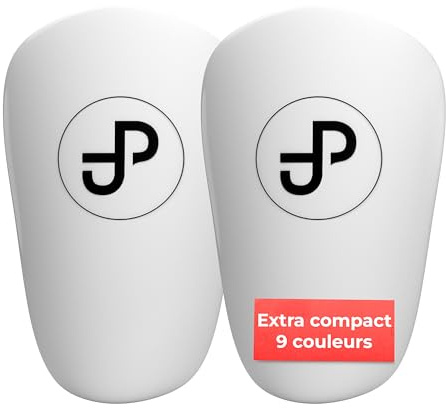JDP Mini Protège-Tibias, protège-Tibias Extra Petits Football Hommes, jambières Anti-Glissement Enfants Foot, Shin Guards 9 Couleurs différentes