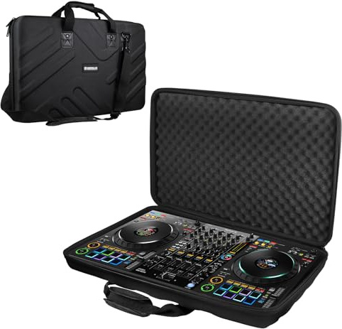 LVKAYCE DJ Case Fits Pioneer DDJ-REV1/SR2/SR3/Denon MC4000 Numark NVII