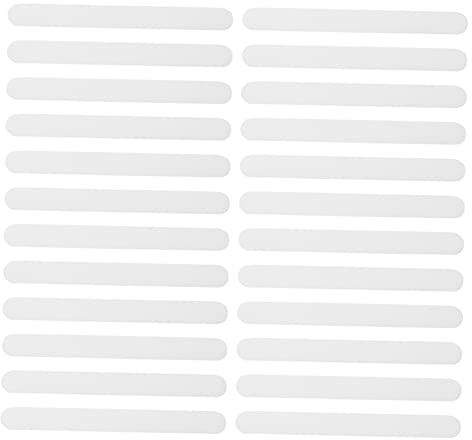 Cabilock 24 Piezas Unidades Pegatinas Antideslizantes para Baño y Bañera Tiras Transparentes Autoadhesivas de Peva Fácil Instalación Antideslizante para Suelos y Ducha Color Aleatorio