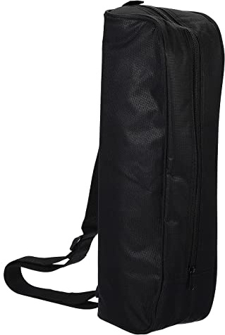 PATIKIL 16 x 4 x 5 Long Trépied Portage Étui Sac, Nylon Rembourré Carry Sac avec Épaule Courroie pour Appareil Photo Trépieds Monopode Lumière Pied Microphone, Noir