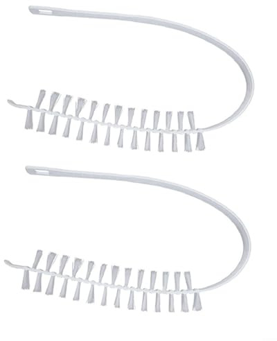 2 cepillos de limpieza de pelusa para secadora, cepillo de limpieza para lavadora, secadora, accesorio de aspiradora, cepillo limpiador de lavadora, cepillo para secadora, cepillo de limpieza de