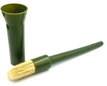 Pot d'huile pour sabots - Pinceau à sabot avec capuchon - Pour l'entretien des sabots - Olive