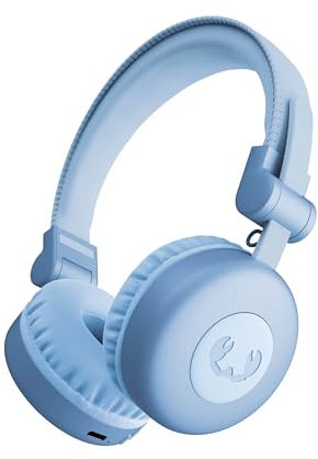 Fresh 'n Rebel Code Core, cuffie Bluetooth on-ear senza fili, 30 ore di riproduzione con microfono e assistente vocale, controllo volume e tasti riproduzione/pausa, pieghevole (Vivid Blue)