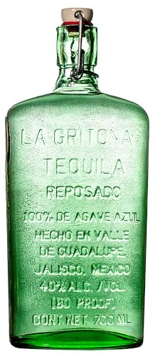 La Gritona Tequila Reposado | Made from Highland-Grown Agave & Aged for 6 Months | Pure Additive-Free Tequila | 40% ABV, 700ml