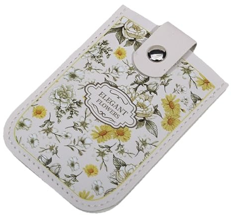 Asukohu Funda para tarjeta de alta capacidad, cuero resistente al agua, organizador de deslizamiento, estuche de almacenamiento para uso diario y de viaje, cartera de cuero