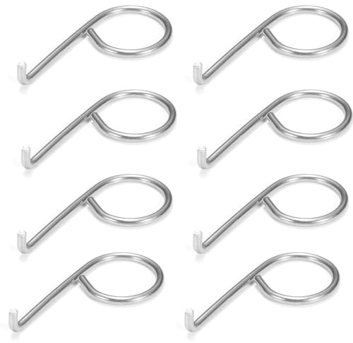 PYEUIFT 8 Pièces Hameçons Extracteur Écrous Roue Outil Auto En Acier Pour Retirer Cache Boulon Et Ecrou Pratique Durable Et Facile À Utiliser