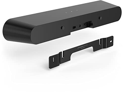 HumanCentric Wall Mount Compatible with Sonos Ray Sound Bar (Black), Mount on Wall Under TV, Floating Style, Hidden Design, Hardware Included