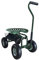 AXI AG22 fahrbarer Rollsitz für den Garten in Grün | Gartenwagen/Gartensitz aus Metall bis 150 kg belastbar | Rollwagen für Gartenarbeit mit Ablage.