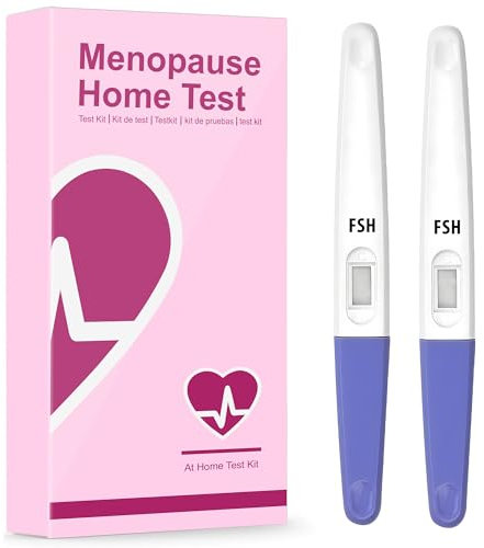 Pack of 2 Menopause Test Kit for Women by Test Your Intolerance - Self Check Menopause Test Gives Result in 3 Minutes with 99% Accuracy Menopause Home Test Kit