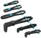 LIBRATON Hose Clamp Pliers Set, 6pcs Straight & 90° Pinch Off Pliers for Brake, Fuel, Coolant, Radiator Hose, Gas Line