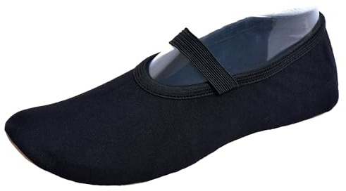 Lappade Gummisohle Trampolinschuhe, Gymnastikschuhe, Schläppchen, Turnschläppchen schwarz Art. 285G Gr.38