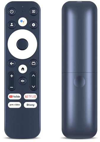 GOUYESHO Télécommande vocale de rechange compatible avec Strong LEAP-S3, Leap-S3 Ultimate 4K UHD Google TV Box - Convient pour Strong SRT41 4K UHD Google TV Stick