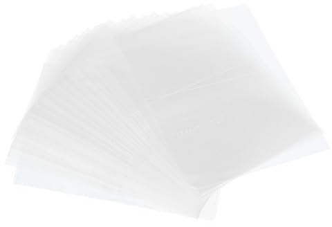 PATIKIL 250 Pièces 50x60mm Bandes de Rétraction Perforées Transparente | en PVC, Film Rétractable, pour Bouteilles Pots Boîtes, Convient pour Un Diamètre de Bouchon de 0,75 à 1,02 Pouces