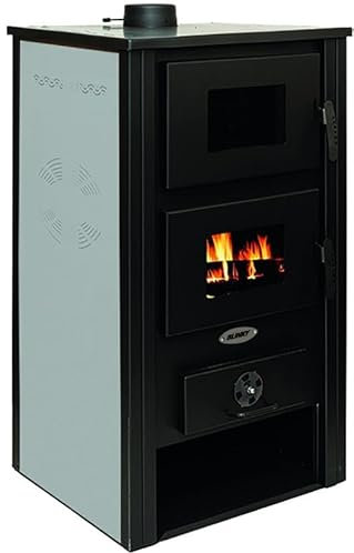 Stufa a legna LONDRA con forno - Colore tortora