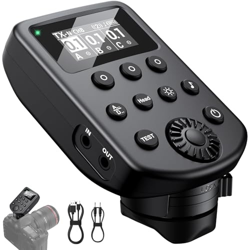 AODELAN Wireless Flash Trigger Compatible with Profoto Air1 and Air2, for Canon, for Sony, for Nikon, for Olympus,for Fujifilm Cameras 650FT Remote Control 100 Channels 6 Groups,Replaces Connect Pro