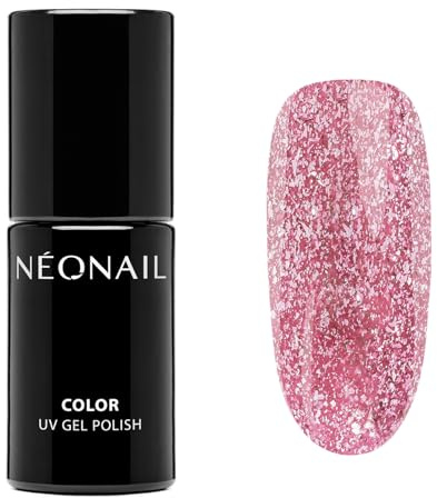 NÉONAIL UV Nagellack 7,2 ml - Rosa - Blushing Diva - NÉONAIL Farben - UV Lack Glitzer - Gel Nägel - Nageldesign