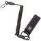ZARADU Tactical Lanyard Spiral SchlüSselanhänger,Karabiner Schwarz Tactical Lanyard,Elastisch Angeln Lanyards,Tactical Lanyard Wiederverwendbar,für Angeln,Wandern,Jagen,Bergsteigen