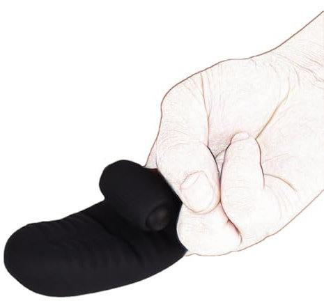 Dazifan Fingervibrator Silikon Erotik Dildo G-Punkt Analplug Vibratoren Klitoris Nippel Prostata Stimulator Masturbation Sex Spielzeug für Frauen Männer Paare