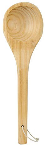Jwthee Saunakelle, Saunalöffel, Holzbadkelle, Langer Griff, Wasserkelle, Saunaraumlöffel, Wasserschöpflöffel, handgefertigter Löffel zum Baden