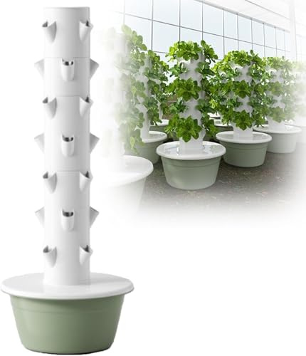 chengxiaorui Kit del Sistema De Cultivo Hidropónico jardín hidropónico en Torre para Interiores hydroponics Growing System Vertical Tower para Verduras de Hoja y Hierbas, Torre para hortalizas