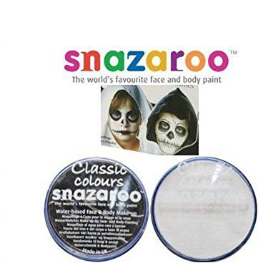 Snazaroo 18ml White and Black Face Paint Bundle